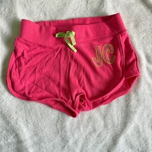 Juicy Couture Dark Pink Shorts with Colored Studs